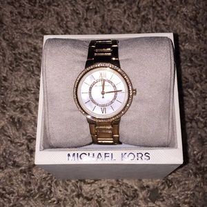Rose gold Michael kors watch
